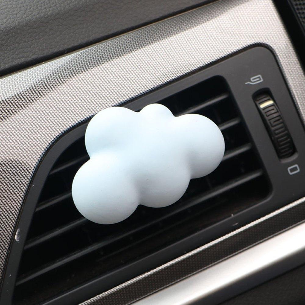 

Милый автомобильный освежитель воздуха в виде облака - Гипсовый аромадиффузор с клипсой для дефлектора, Заправляемый креативный автодекор, Подарок для женщин и мужчин