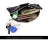 Women's Top Grain Cowhide Mini Coin Purse with Elephant Keychain - Cute, Japanese Style, Real Leather, Super Thin
