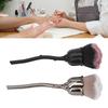 2pcs Fluffy Texture Fluffy Powder Brush Nail Art Dust Remover Brush  Salon Manicure Work
