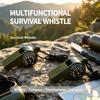 1in1 outdoor emergency whistle with compass, thermometer, outdoor whistle, convenient to carry suitable for camping and hiking
