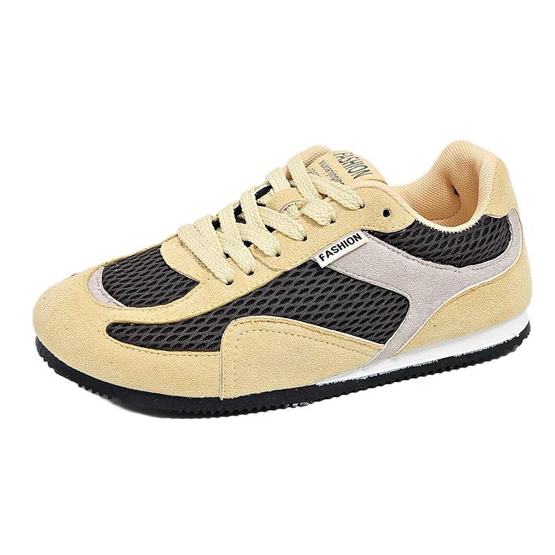 Niche German Training Shoes Women's 2025 Autumn New Breathable Mesh Versatile Casual Sports Shoes Platform Running Forrest Gump Shoes