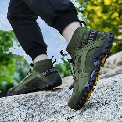 Herren Damen Sommer Neu Outdoor Bequem Atmungsaktiv Mesh Bergsteigen Freizeit Reise Sneaker Outdoor Bergsteigen