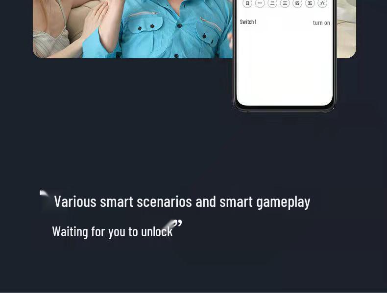 Mini Hidden Smart WiFi Switch with Voice & App Control for Concealed Installation