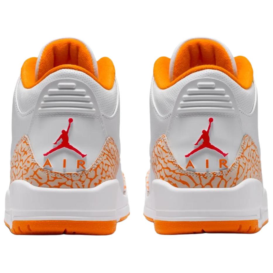 Jordan Air Jordan 3 Vintage Basketball Shoes Women's White Orange CK9646-101