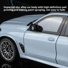 1:18 Alloy Diecasting BMW X5M Models Cars Toy Wheel Steering Miniature Vehicles 6 Doors Opened Car Model Boys Educational Toys