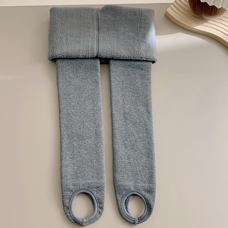 Girls' Winter Fleece Tights: Warm Footed Baby Bodysuit and Thick Children's Leggings