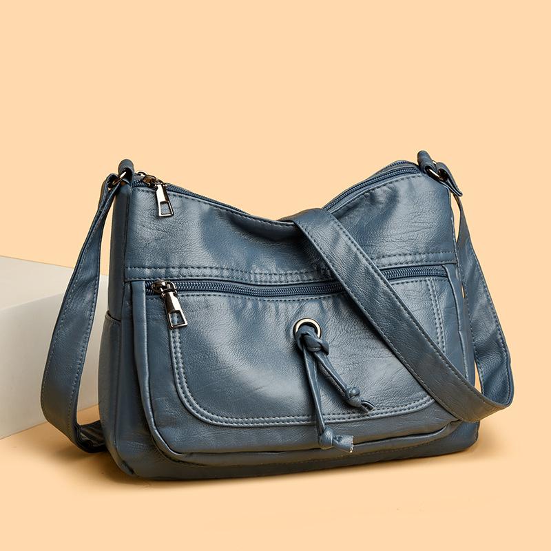 Women's Bag, Single-shoulder Crossbody Bag, Fashionable Soft Leather Mom Bag