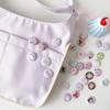 6Pcs Cute Kawaii Cartoon Button Badges Assorted Pastel Designs Smooth Surface For Backpack Decoration Diy Crafts Gifts For Teen