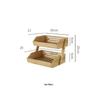 Bamboo Multi-layer Vegetable & Fruit Draining Storage Basket