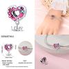 Fit Originalbracelet Cute Cake Beaded Afternoon Tea-Heart Shaped Donut Charms Diy Jewelry Making Women Giftcopper