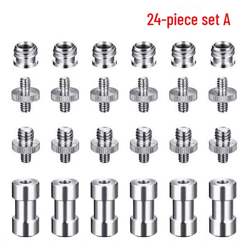 1/4 to 3/8 Hot Shoe Camera Tripod Screw Set