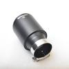 RE Car exhaust pipe frosted black slanted mouth, universal modification tip for automobiles