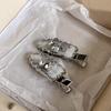 Wasser Diamant Kirsche Schleife, Entenschnabelspange, Fransen, Seitenclip für gebrochenes Haar, Kopfschmuck