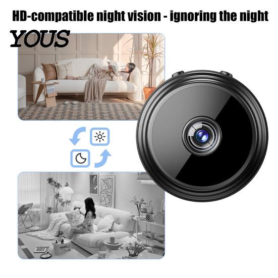 Portable Mini Camera for Indoor Security A9 Smart Home Camera, 1080P Wireless WiFi Cam with Night Small Use Vision, Two-Way Audio, Motion Detection