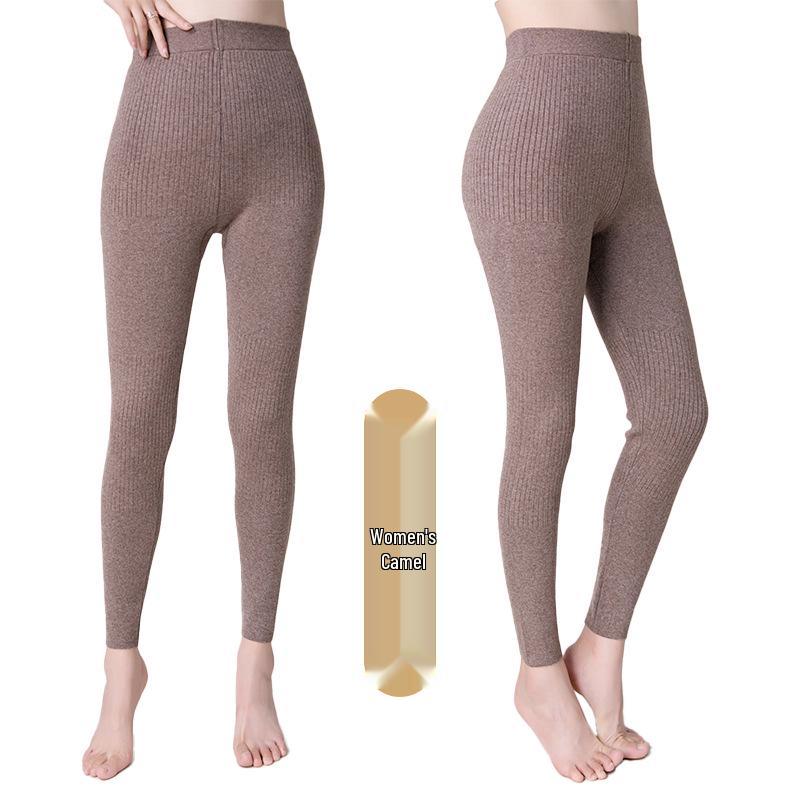 Unisex Wool Knit Slim-Fit Warm Leggings