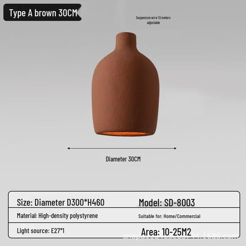 Nordic Modern French Wabi-sabi Double-Height Chandelier for Villa or Restaurant