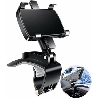 1pc Dashboard Car Phone Holder, Universal Navigation Holder, 360 Degree Rotation, Smartphone Mount, Stable, 4-7"
