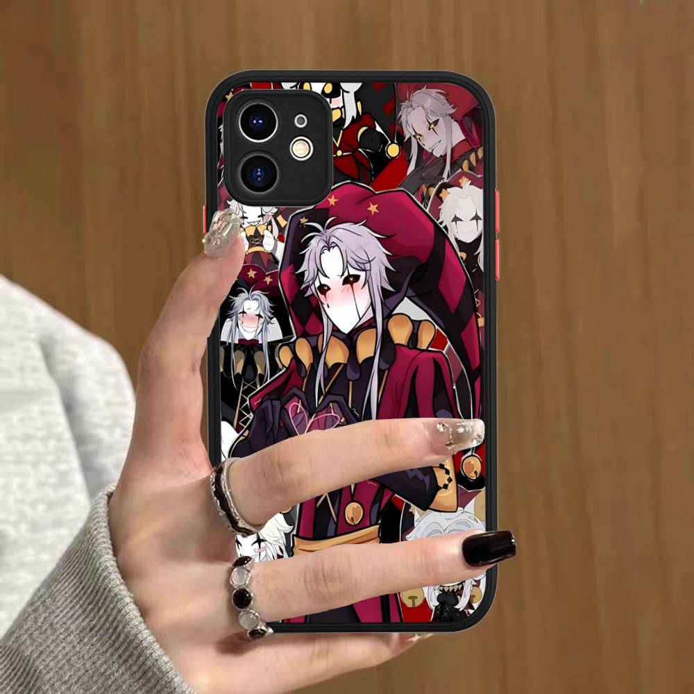 

Чехол для телефона Цирк Уродцев Пьеро для iPhone 16 15 14 13 12 11 Pro Max XS Max X Plus Матовый Ударопрочный Чехол iphone X