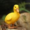 2 Pcs/Pair Creative Home Garden Balcony Courtyard Decoration Animal Floating Water Yellow Duck Ornament Resin Crafts