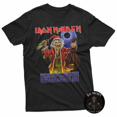 Iron Maiden No Prayer For Christmas 100% Bavlna Tričko Pánské Trička Top