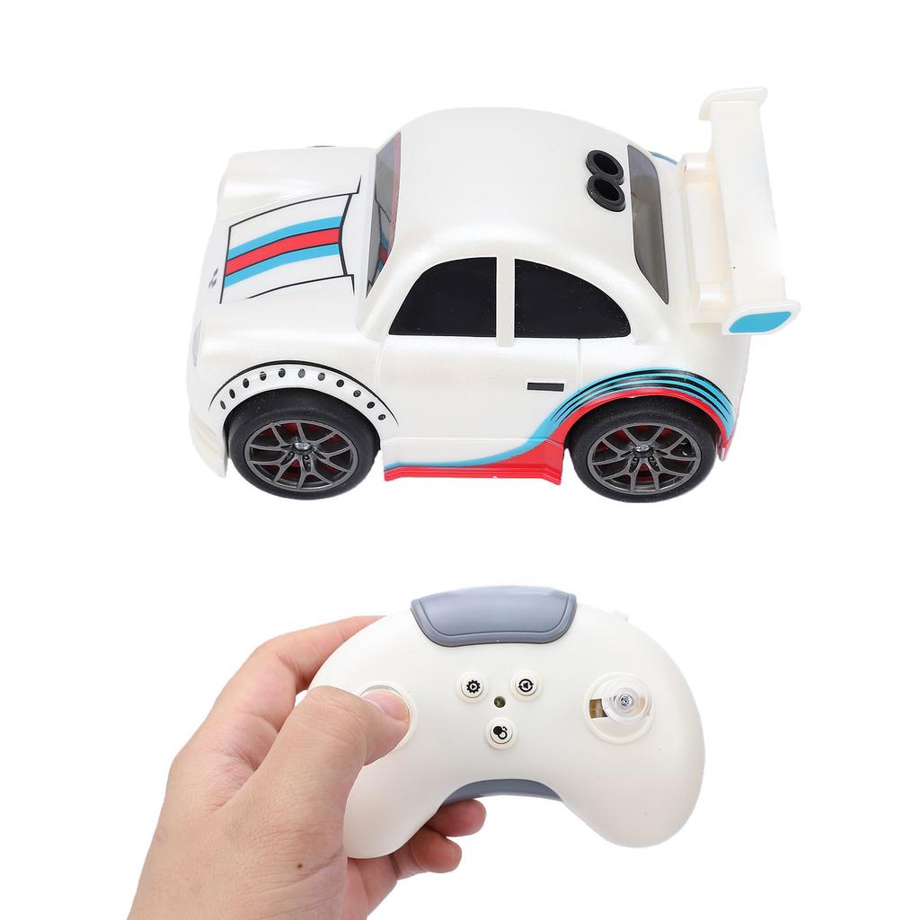 Smart RC Car with Follow Escape Modes 360 Degree Stunt Drift LED Light Voice Effect Remote Control for Kids