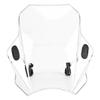 Clear Motorcycle Windshield Adjustable Wind Air Deflector Windscreen Front Flyscreen Replacement for Suzuki