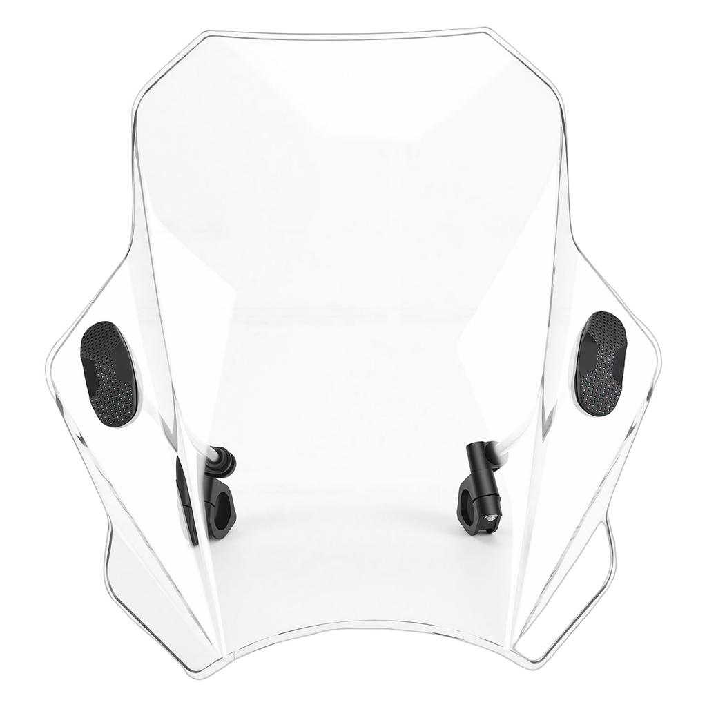 Clear Motorcycle Windshield Adjustable Wind Air Deflector Windscreen Front Flyscreen Replacement for Suzuki