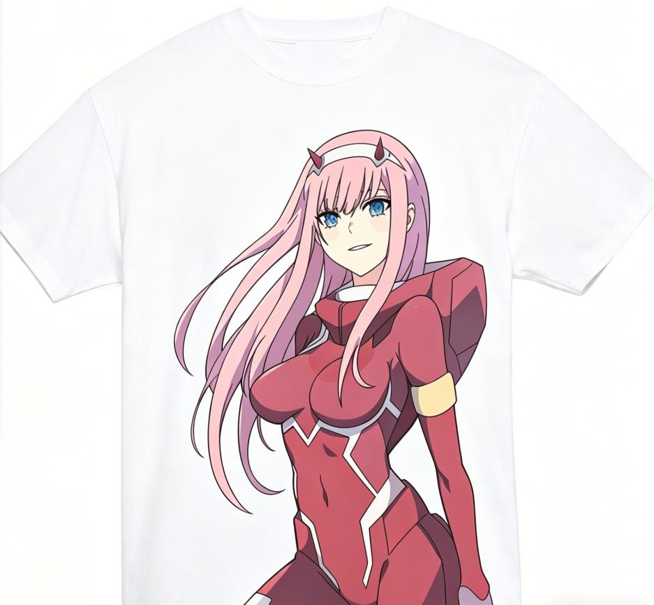 Darling in the Franxx Zero Anime Lover T shirt Year round clothing personality Clothes Plus Size Unisex New Model Couples high quality soft