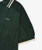COVERNAT Skipper Collar Half Knit Green