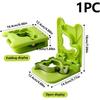 Sandwich Maker and Sealer, Crust Cutter Sandwich Crimper, Green Portable Sandwich Maker for Bread, Burgers, and Cakes