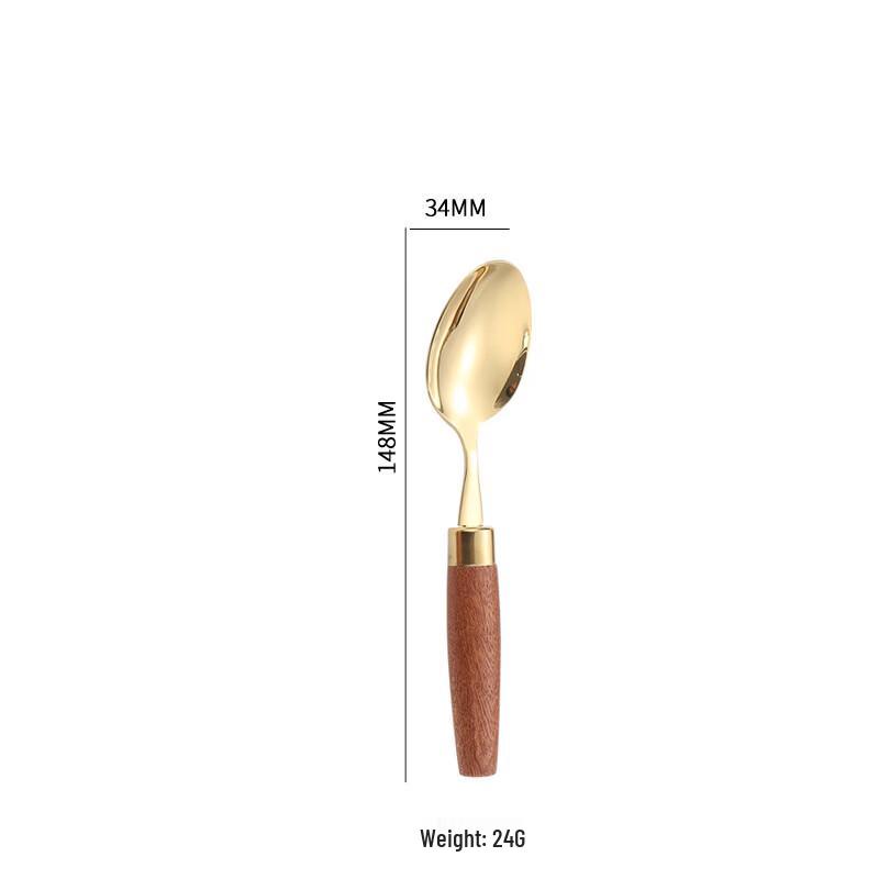 

Ruhan Wooden Handle Stainless Steel Cutlery Set
