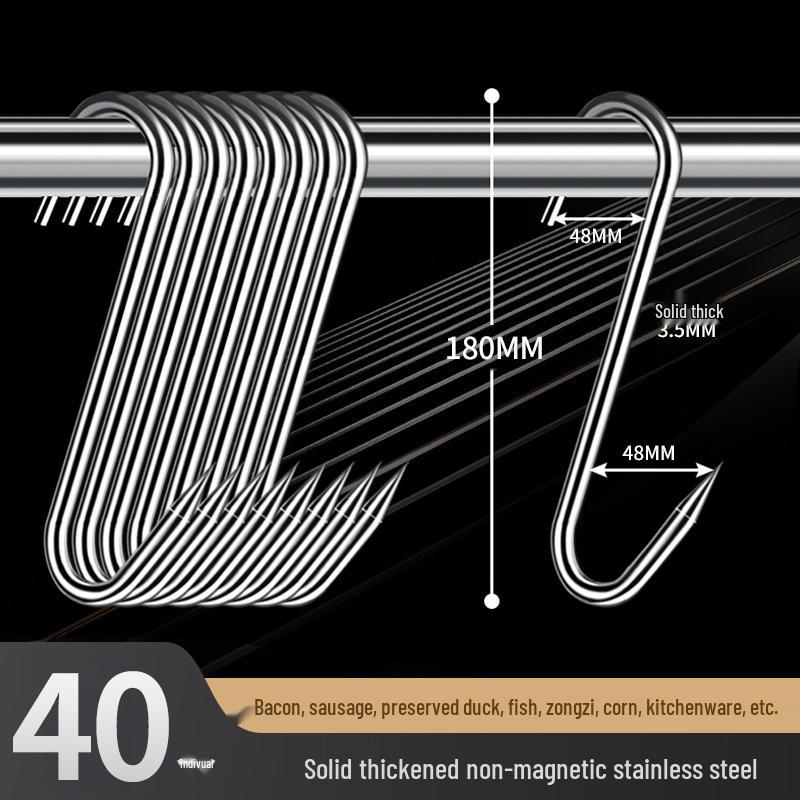 

Утолщенный крюк из нержавеющей стали для сушки бекона и колбасы