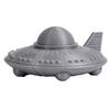 Yangyizhi 3D-gedrucktes UFO-Modell Figur, Sci-Fi-Raumschiff Dekoration, Einteilige Handwerkskunst mit klarer Textur, Mini-Ornament für Schreibtisch-Vitrine