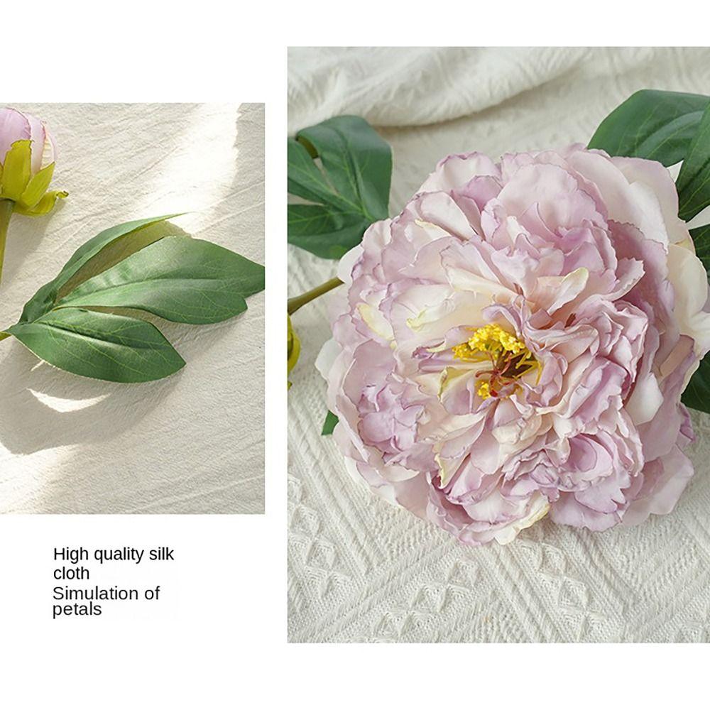 49CM Peony Artificial Flowers Big Peonies Fake Flowers Simulation  For Wedding Home Decoration