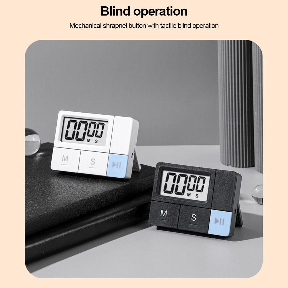 Kunststoff Küchen-Elektronik-Timer Mini Countdown-Wecker Koch-Zeitmesswerkzeug Alarmeinstellung