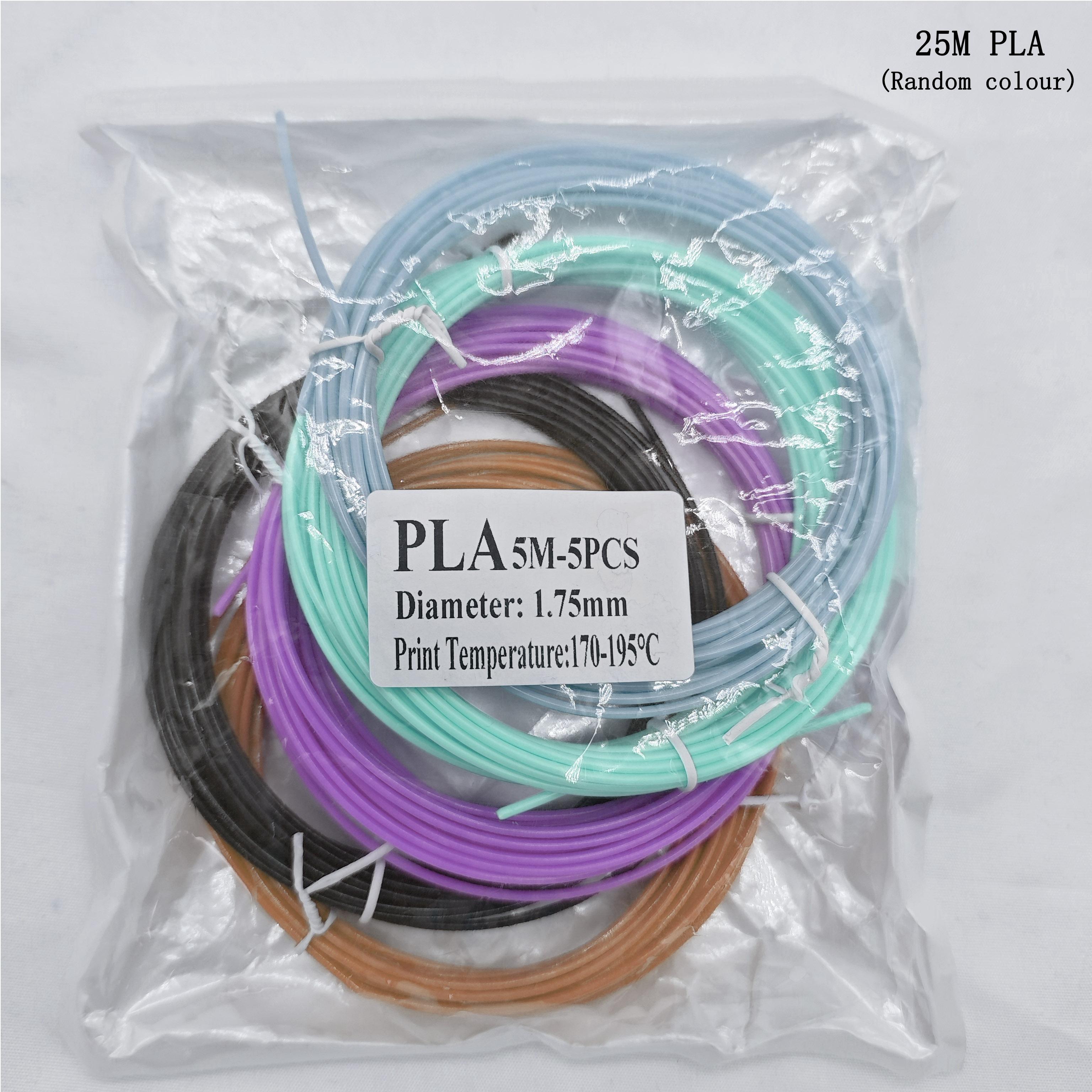 

Новый набор ручек для 3D-печати, детский художественный рисунок, ЖК-экран, креативные игрушки ручной работы, детский праздничный подарок, 25 м PLA