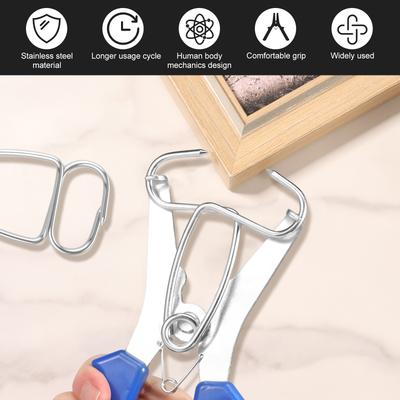 Kit de serre-joints d'angle en acier inoxydable avec pinces à ressort pour menuiserie, cadres photo, moulures en bois