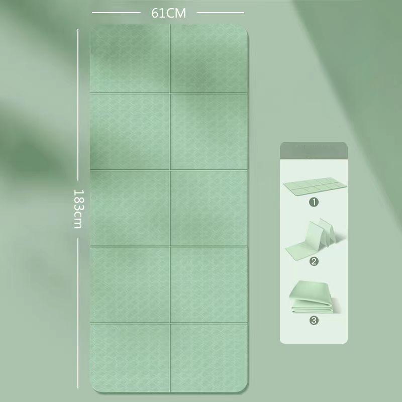 Convenient and Foldable Yoga Mat for Home Use Portable Thickened Anti Slip Fitness Home Floor Mat Student Nap Anti Slip Children's Nap Mat
