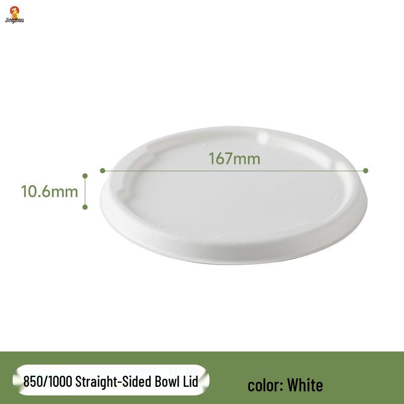 Eco-Friendly Disposable Bagasse Bowl Lids