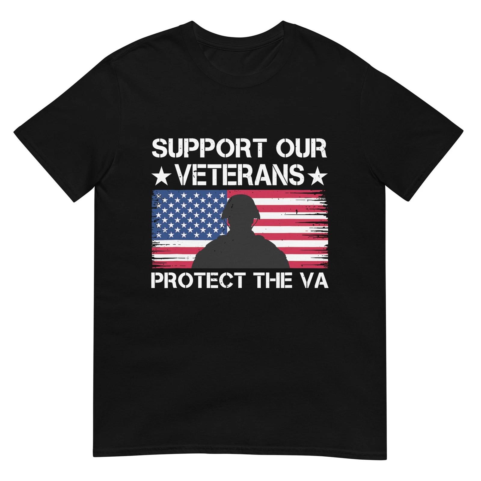 Support our Veterans protect The VA Protest Designs T-Shirt 3XL