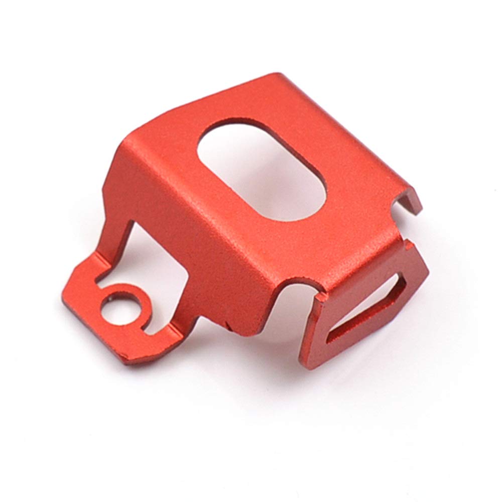 LEDISHUN Motorcycle Rear Brake Cup Cover, Cnc Aluminum Rear Brake Protector Tank Protective