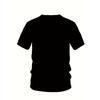 European size Men's Fashion Casual Outdoor Leisure Short T-Shirt with Special Letter Print Crew Neck Comfortable T-shirt for Men