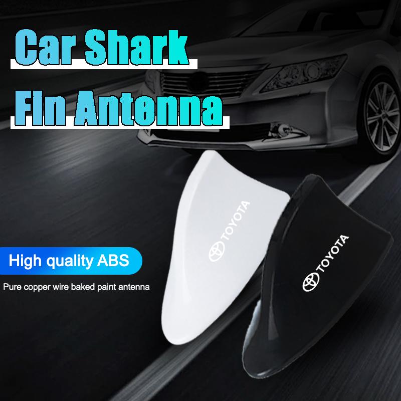 New Car Top Signal Aerials Shark Fin Antenna Decoration For Toyota Tacoma Tundra 4Runner TRD Highlande Rav4 CHR C-HR Accessories
