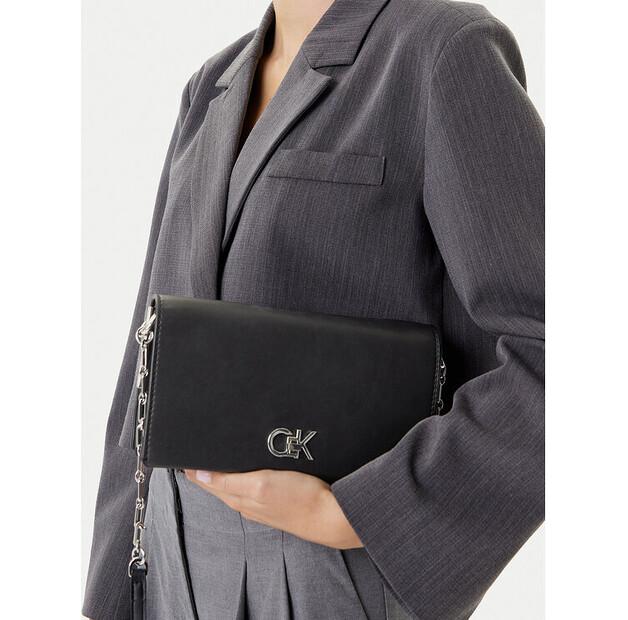 Handbag Calvin Klein Re-Lock Mini Conv LV04F3103G Black