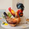 Simulation 3D Vogelkissen Gans Huhn Hahn Henne Ente Taube Papagei Fasan Mandarinente Kissenkissen Heim Sofa Dekor