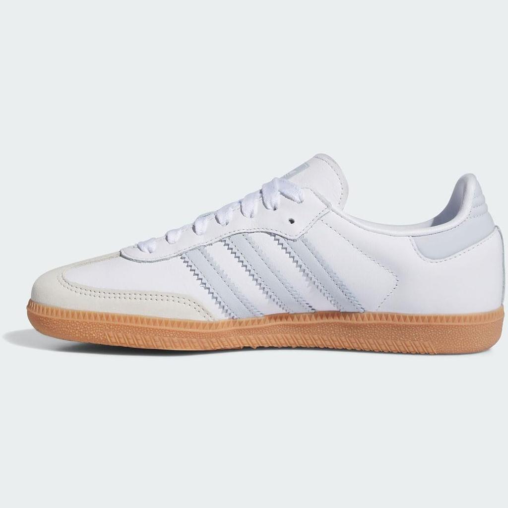 Adidas SAMBA OG Size Footwear, White/Halo Blue/Off-White, IE0877, Japan, 24.5cm
