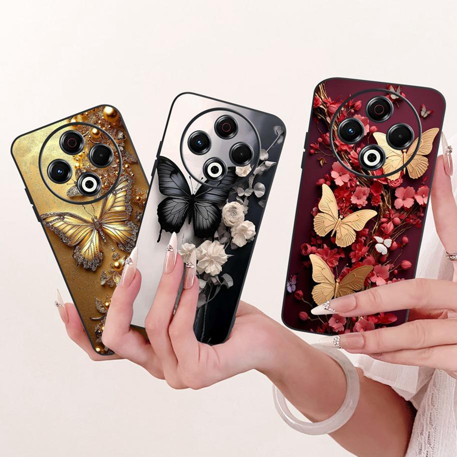 For Tecno Spark 30 30C 4G Case KL6 kl5 kl5n Luxury Painted Soft Silicone Shockproof Cover on Tecno Spark 30 Pro KL7 Spark30 Capa