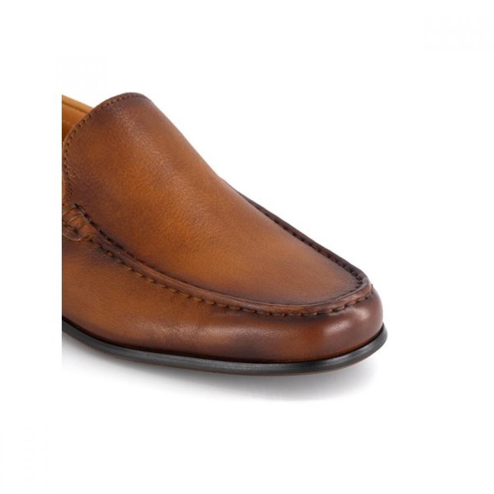 Daks Men S beSt Comfort Saffiano Loafer Drm604ke21  Dark Brown 