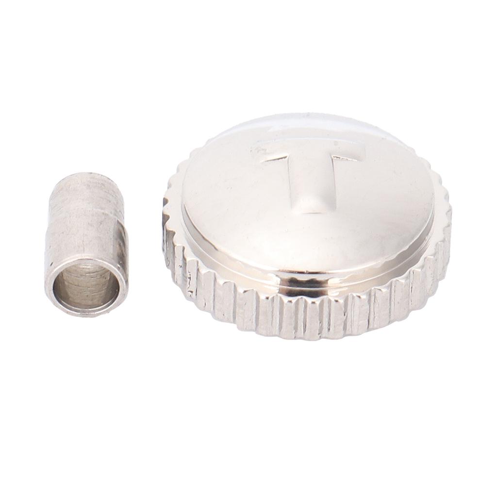 Watch Crown Spare Parts Alloy T41 Watch Head Repair Parts Replacement Accessories Silver