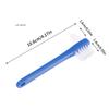 1Pcs Double Head Manual Toothbrush Portable False Teeth Cleaner Denture Care Supply In Blue Red White Colors